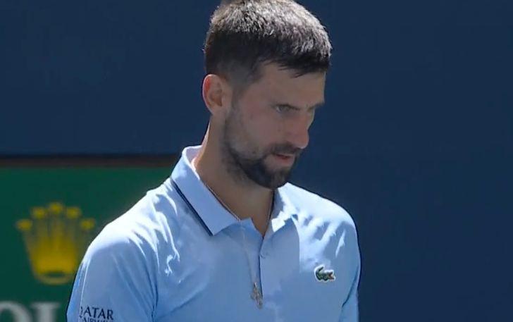 不在状态,德约科维奇首盘抢七5-7告负,0-1落后什瓦伊达